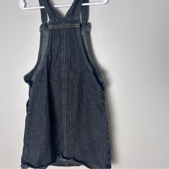 Isaac Mizrahi Blue and Yellow Overalls with Smiley Detail - Picture 3 of 4